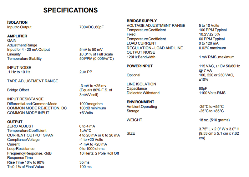 OM-13 specifications